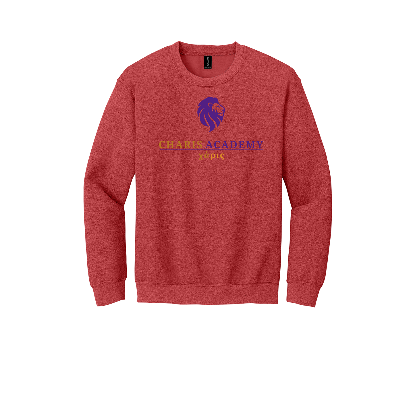 cahazleton-comfort-crewneck-dtf-front-18000-heathersportscarlet-flat-front