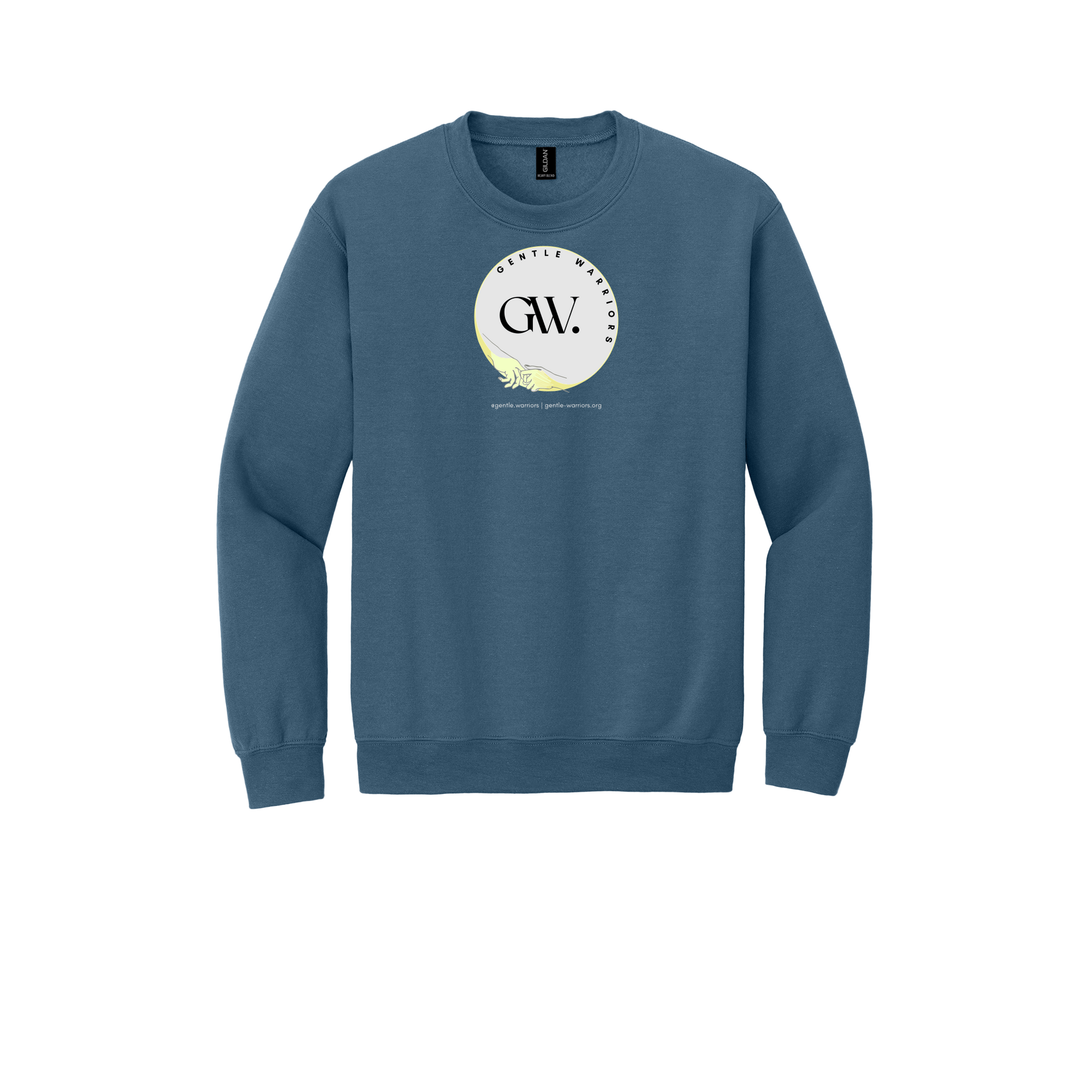 gentle-warriors-comfort-crewneck-dtf-front-18000-indigoblue-flat-front