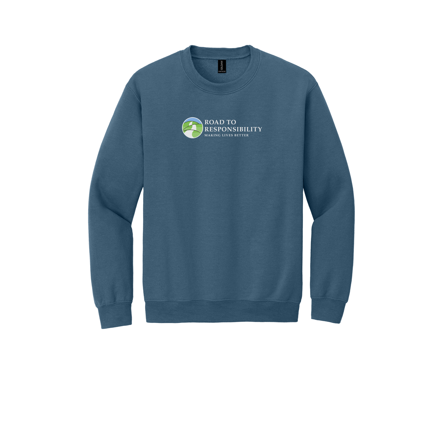 roadtoresponsibility-comfort-crewneck-dtf-front-18000-indigoblue-flat-front