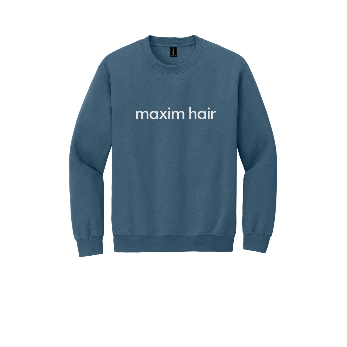 maximhairrestoration-clinic-comfort-crewneck-dtf-front-18000-indigoblue-flat-front