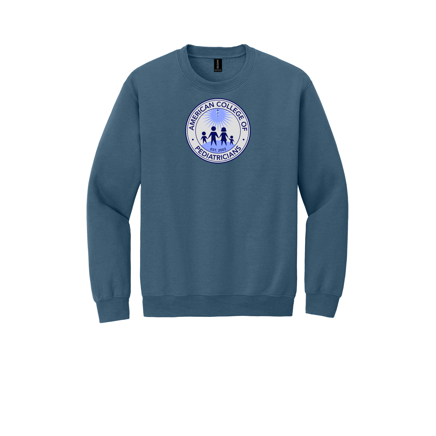 acpeds-clinic-comfort-crewneck-dtf-front-18000-indigoblue-flat-front