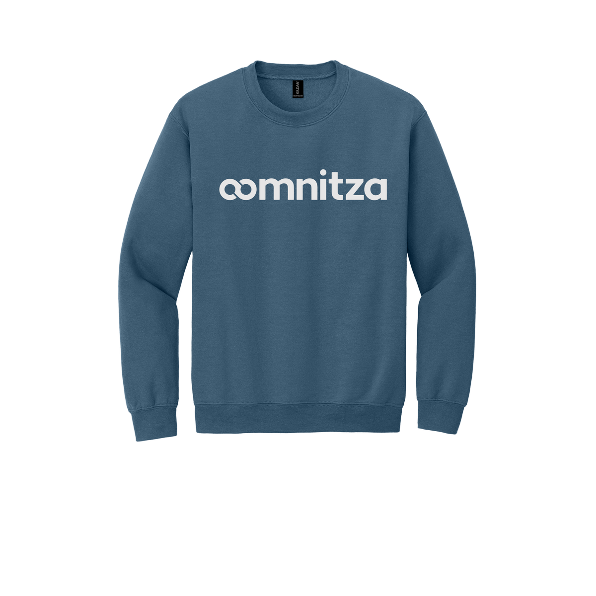 oomnitza-comfort-crewneck-dtf-front-18000-indigoblue-flat-front