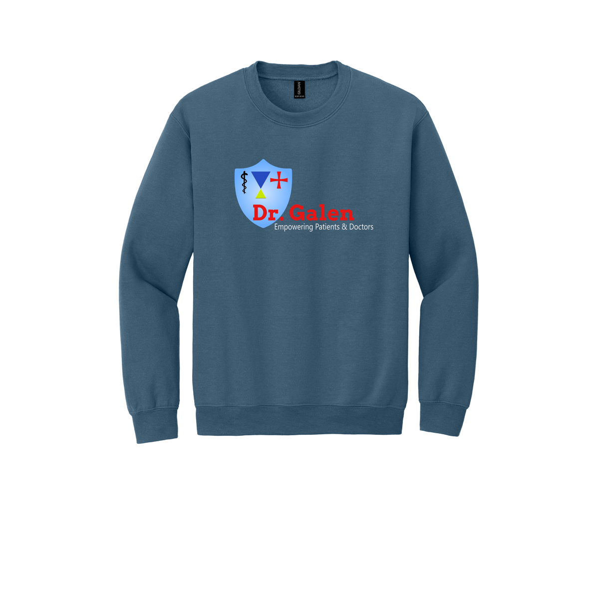 drgalen-clinic-comfort-crewneck-dtf-front-18000-indigoblue-flat-front