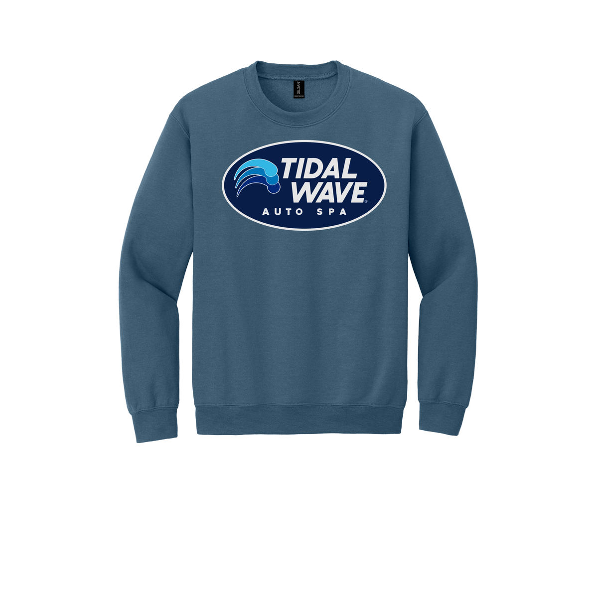 tidalwaveautospa-comfort-crewneck-dtf-front-18000-indigoblue-flat-front