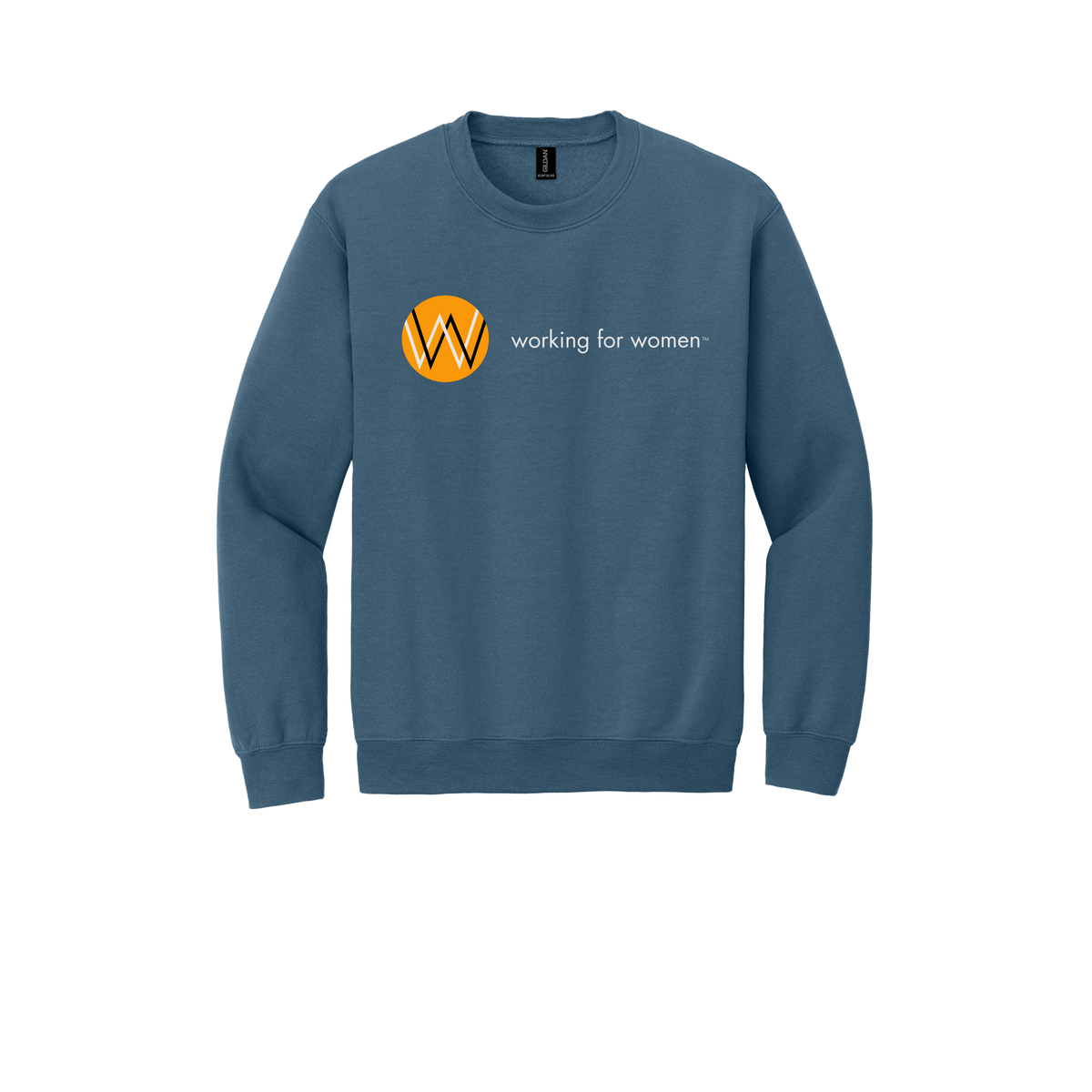 workingforwomen-comfort-crewneck-dtf-front-18000-indigoblue-flat-front