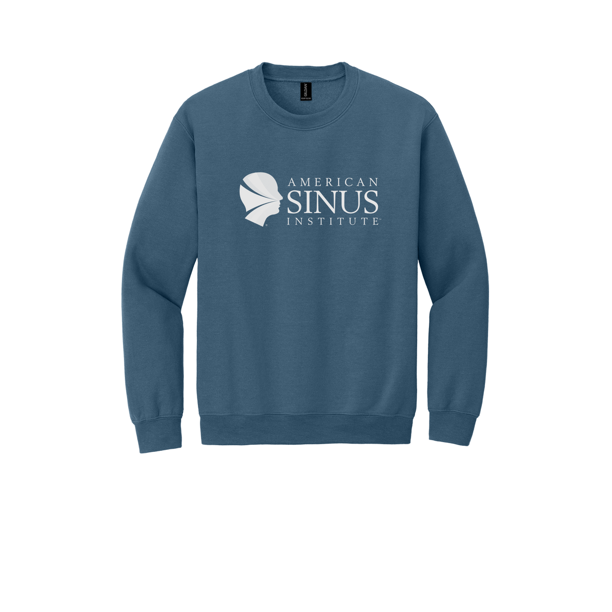 americansinus-clinic-comfort-crewneck-dtf-front-18000-indigoblue-flat-front