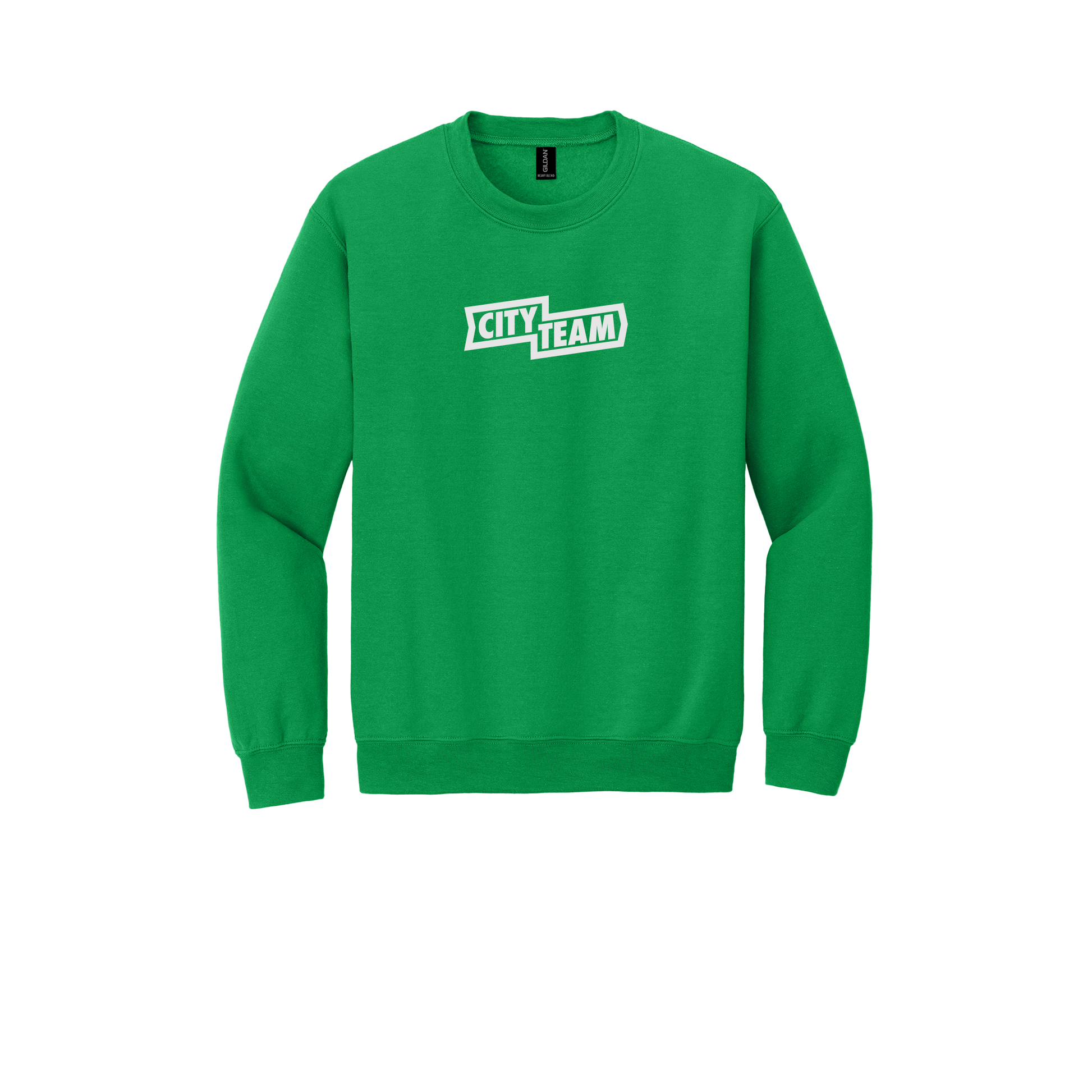 cityteam-comfort-crewneck-dtf-front-18000-irishgreen-flat-front