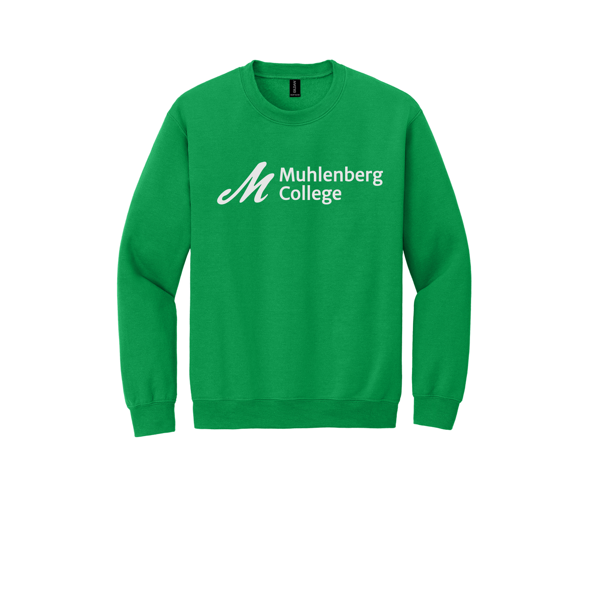 muhlenberg-comfort-crewneck-dtf-front-18000-irishgreen-flat-front
