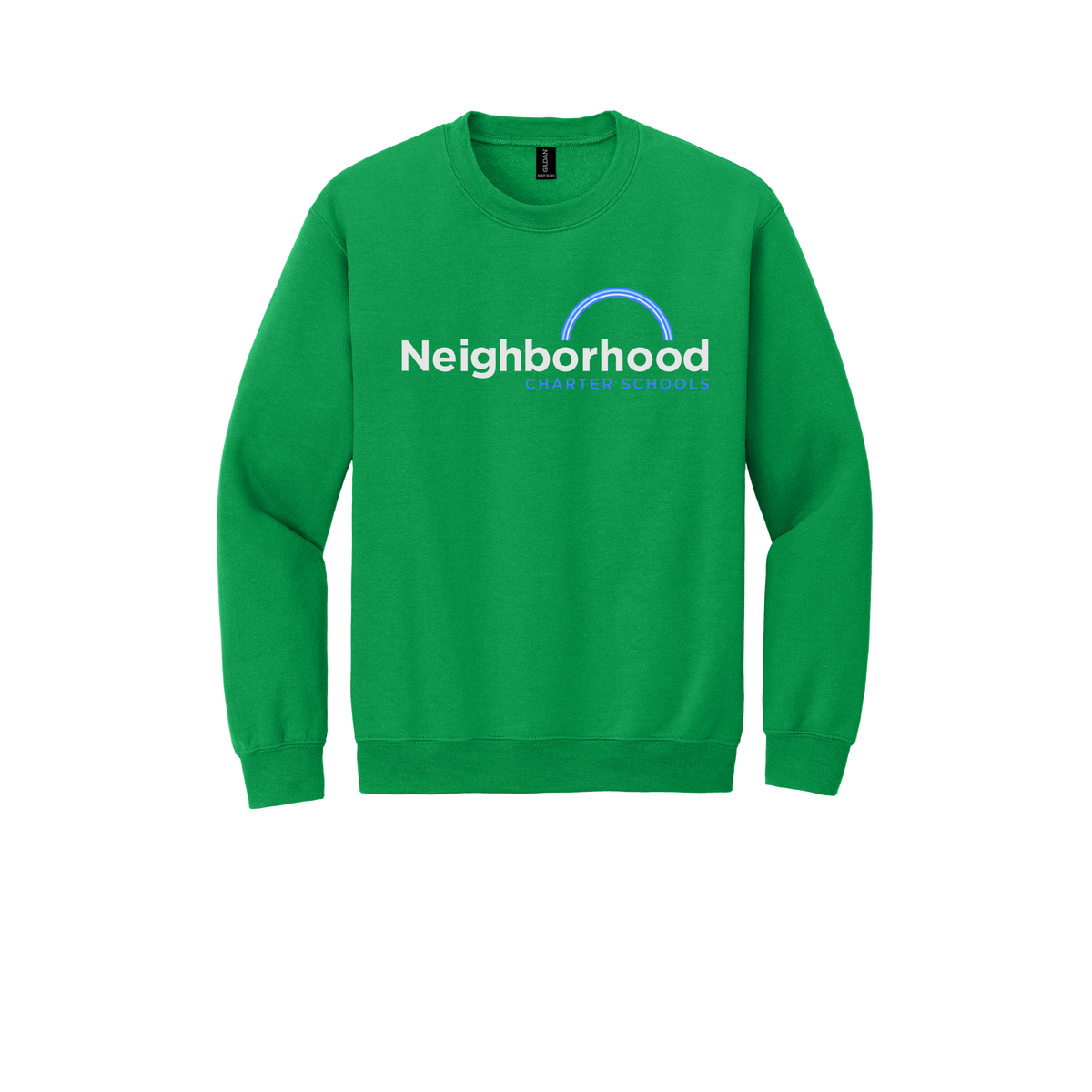 ncschools-comfort-crewneck-dtf-front-18000-irishgreen-flat-front
