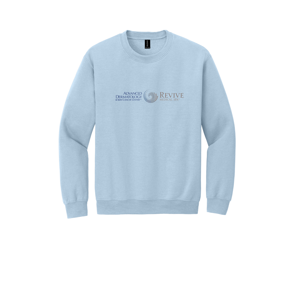 advancedskinmd-clinic-comfort-crewneck-dtf-front-18000-lightblue-flat-front