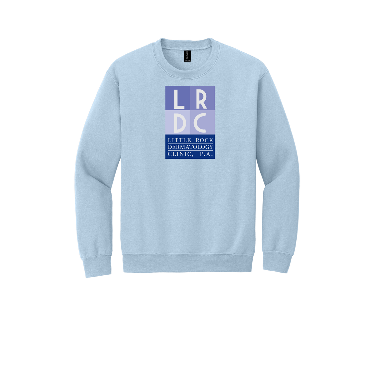 littlerockdermatology-clinic-comfort-crewneck-dtf-front-18000-lightblue-flat-front