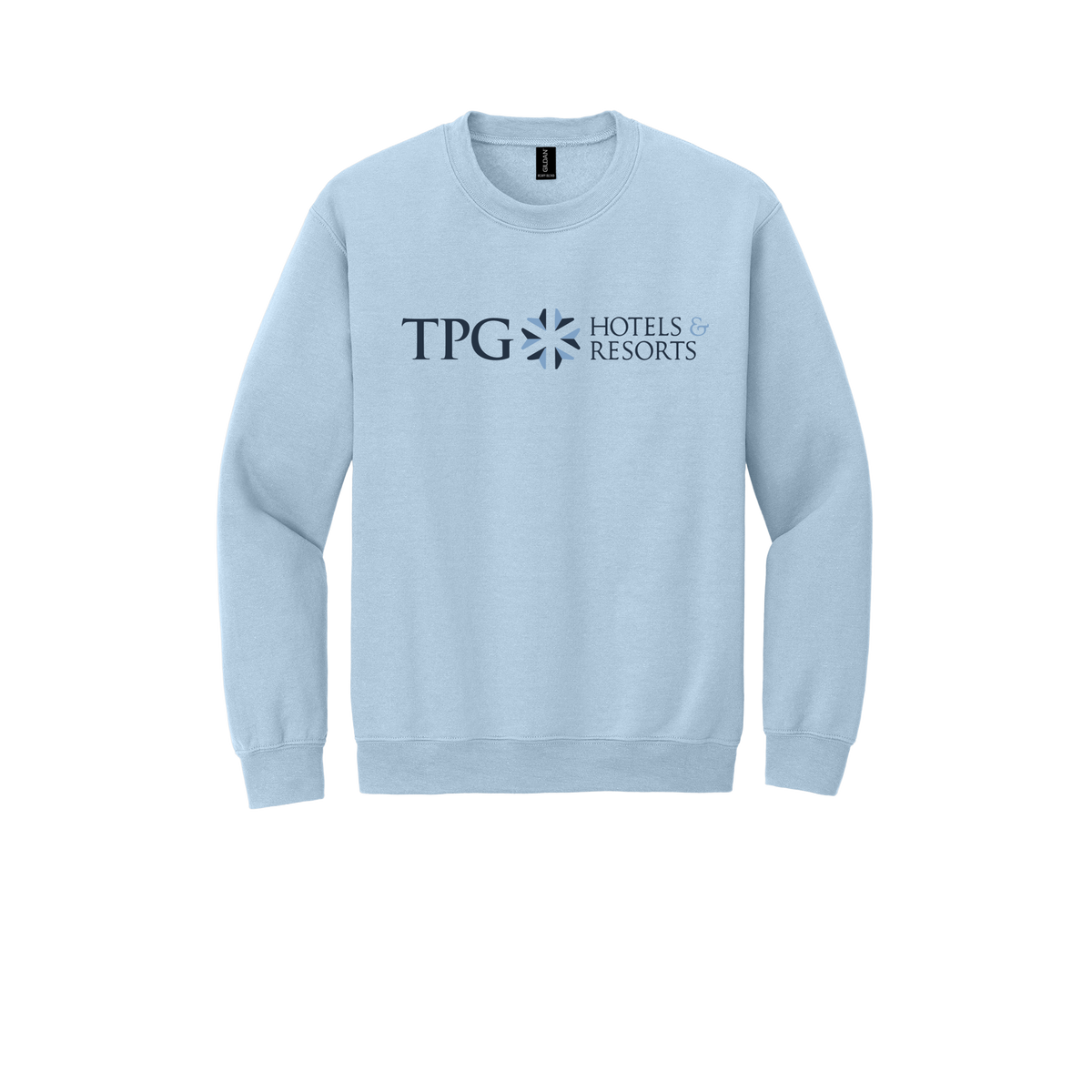 tpghotelsandresorts-comfort-crewneck-dtf-front-18000-lightblue-flat-front