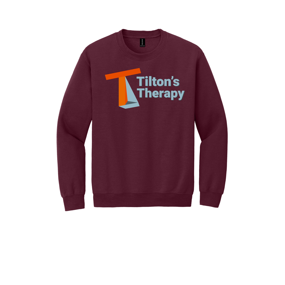 tiltonstherapy-comfort-crewneck-dtf-front-18000-maroon-flat-front