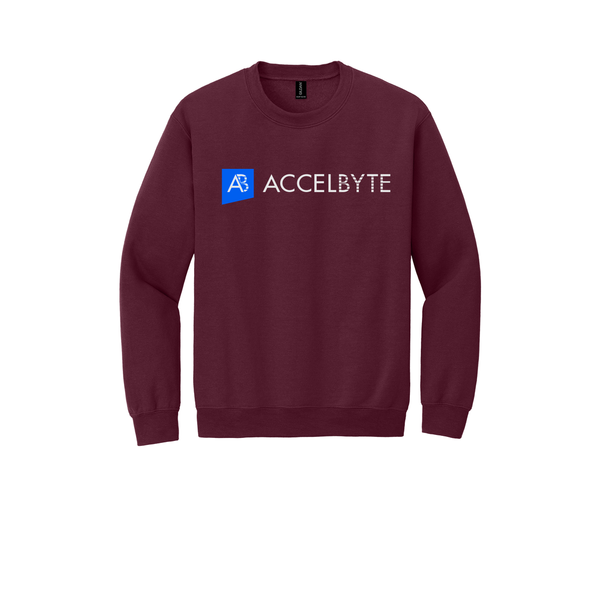 accelbyte-comfort-crewneck-dtf-front-18000-maroon-flat-front