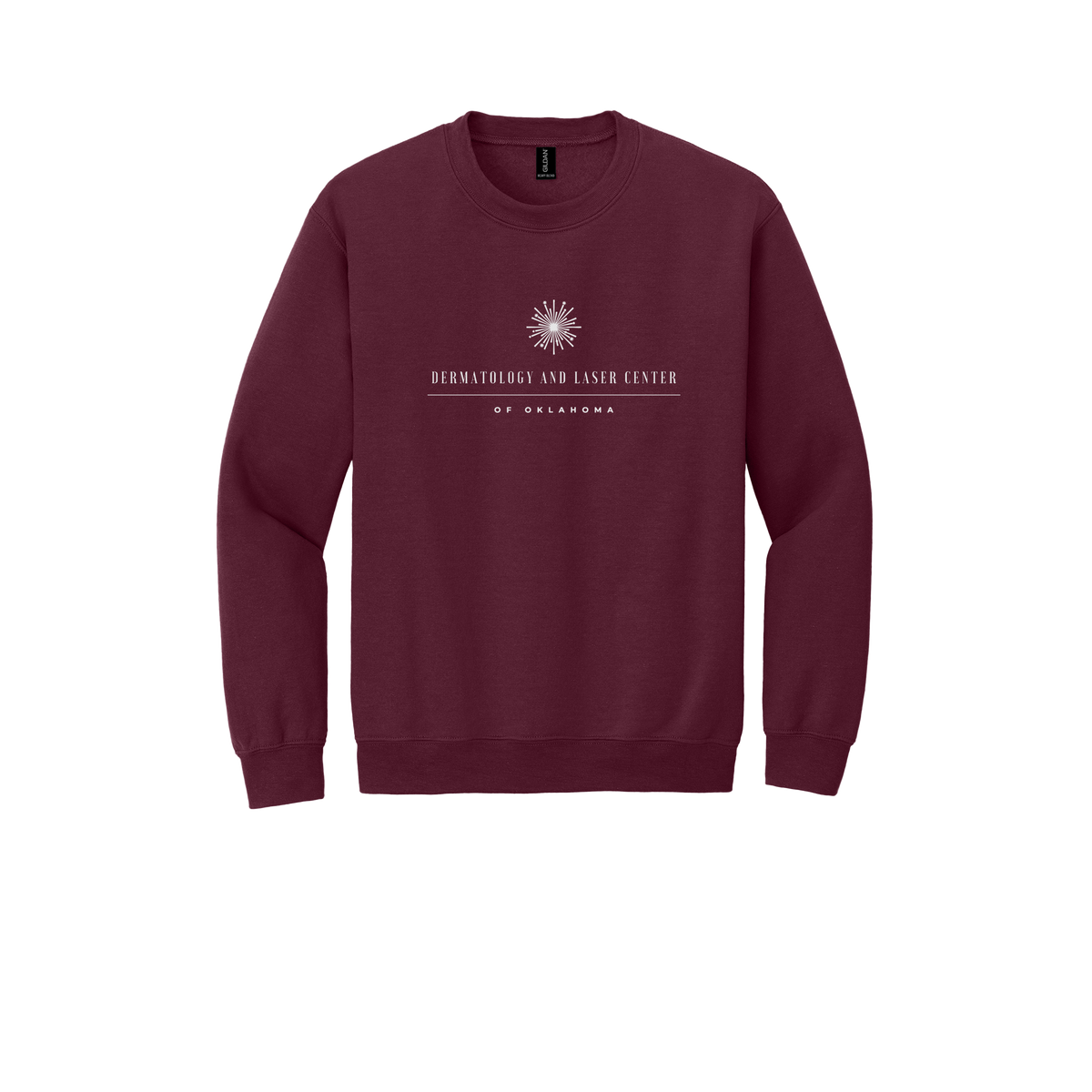 dermatologylaserok-clinic-comfort-crewneck-dtf-front-18000-maroon-flat-front