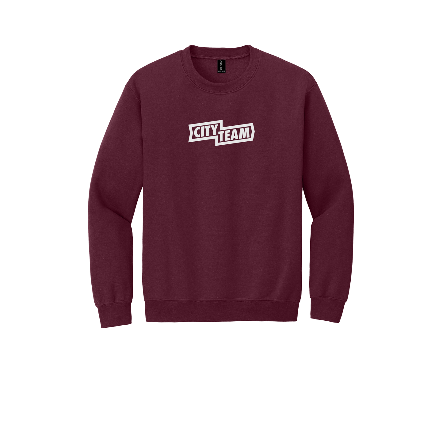 cityteam-comfort-crewneck-dtf-front-18000-maroon-flat-front