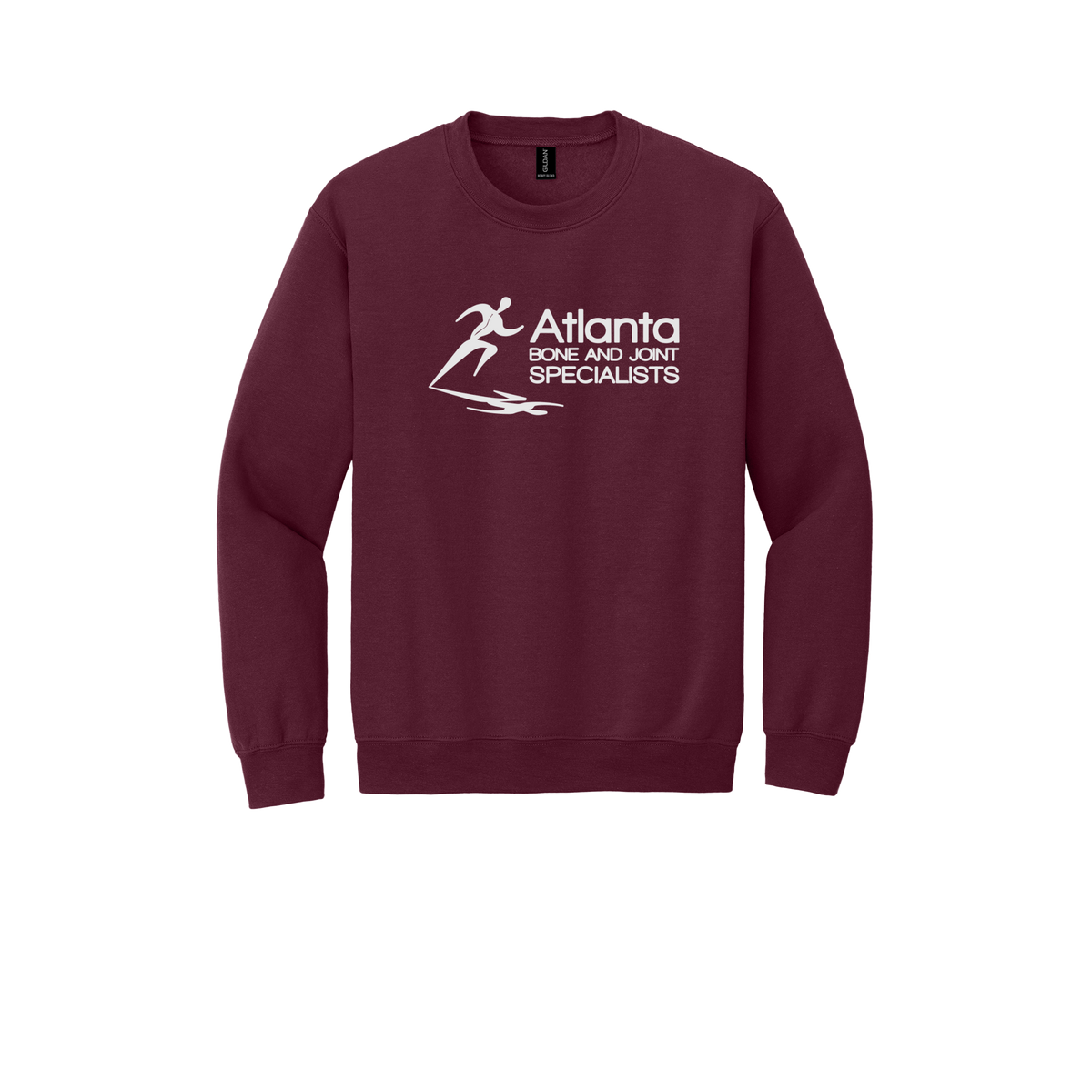 atlantaboneandjoint-clinic-comfort-crewneck-dtf-front-18000-maroon-flat-front