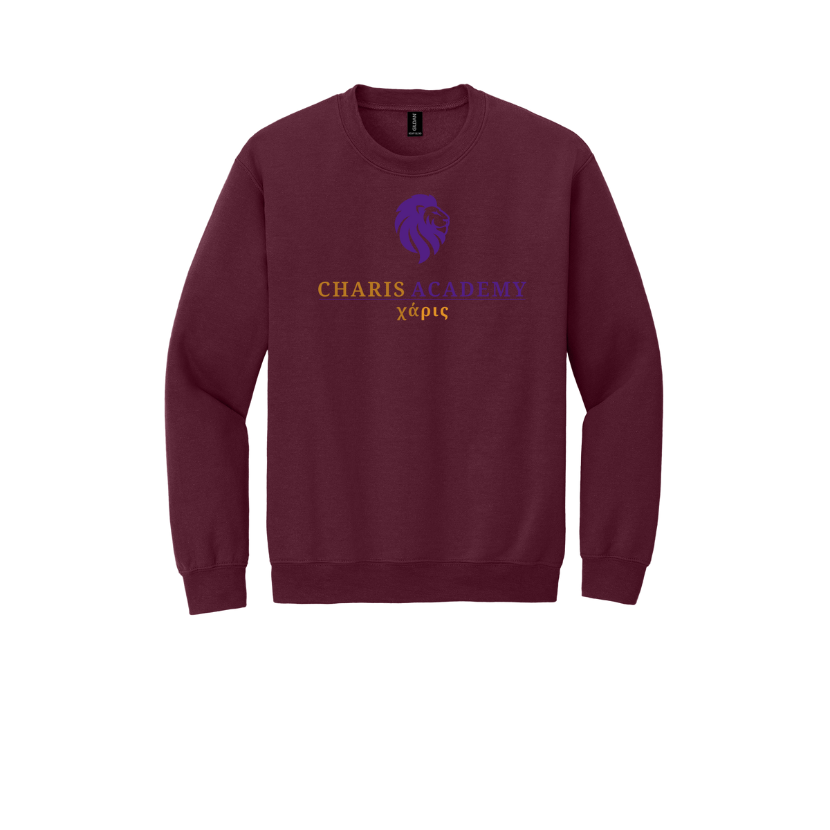cahazleton-comfort-crewneck-dtf-front-18000-maroon-flat-front