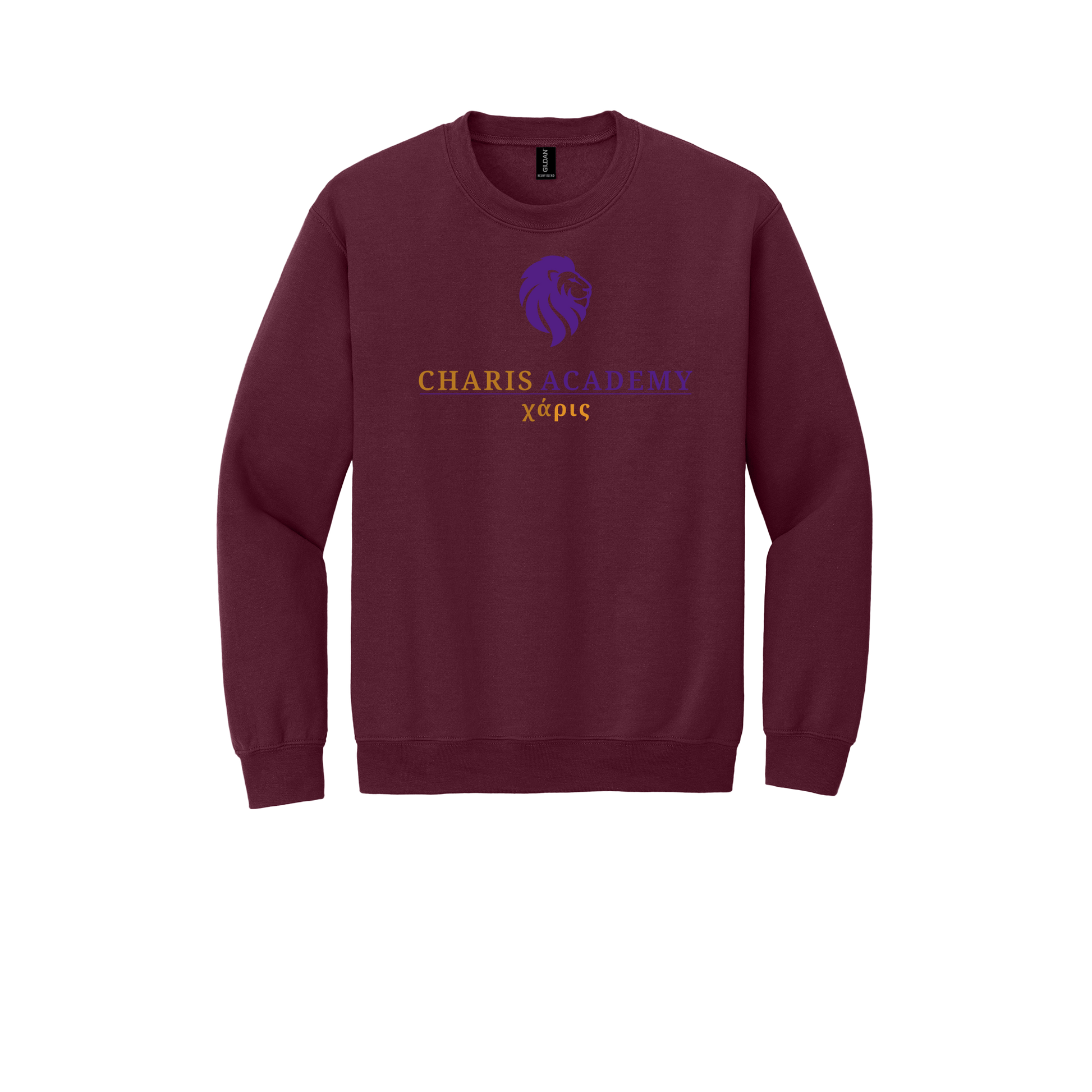 cahazleton-comfort-crewneck-dtf-front-18000-maroon-flat-front