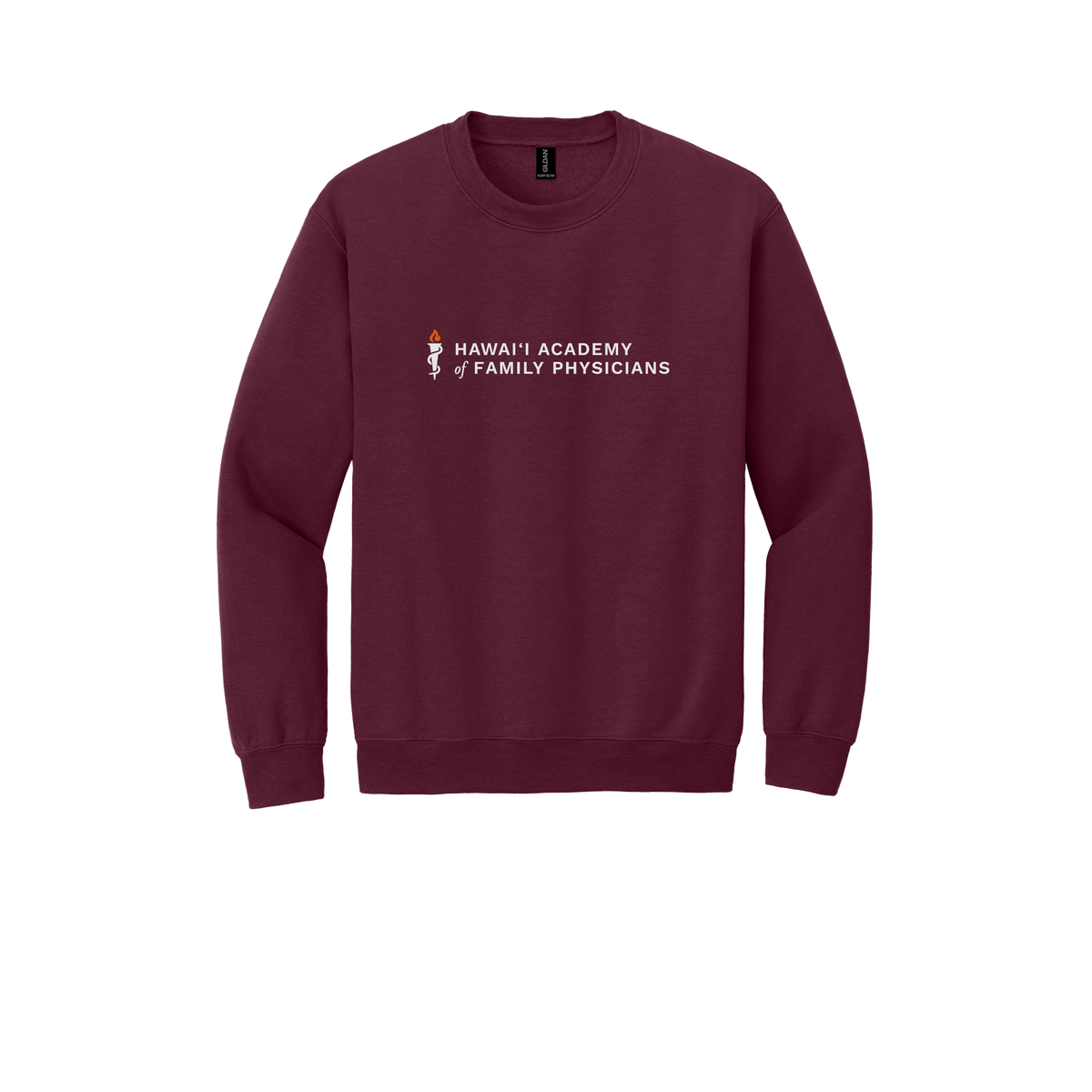 hafp-clinic-comfort-crewneck-dtf-front-18000-maroon-flat-front