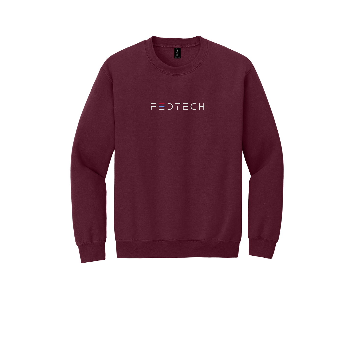 fedtech-comfort-crewneck-dtf-front-18000-maroon-flat-front