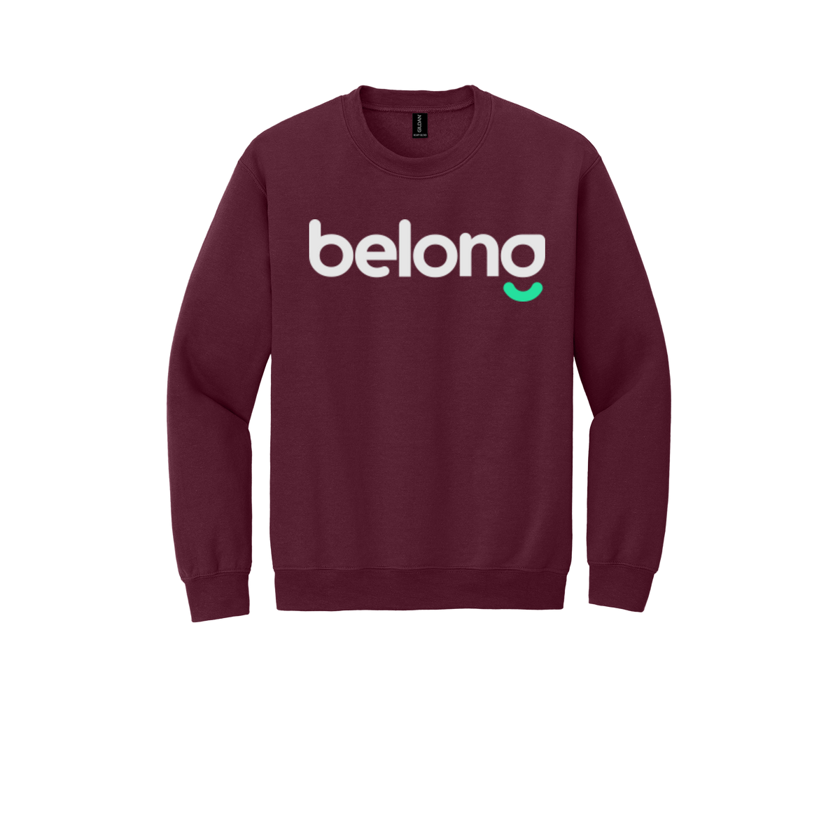 belonghome-comfort-crewneck-dtf-front-18000-maroon-flat-front
