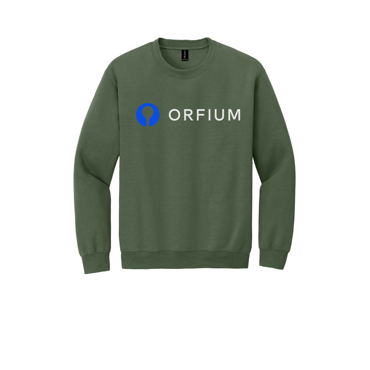 orfium-comfort-crewneck-dtf-front-18000-militarygreen-flat-front
