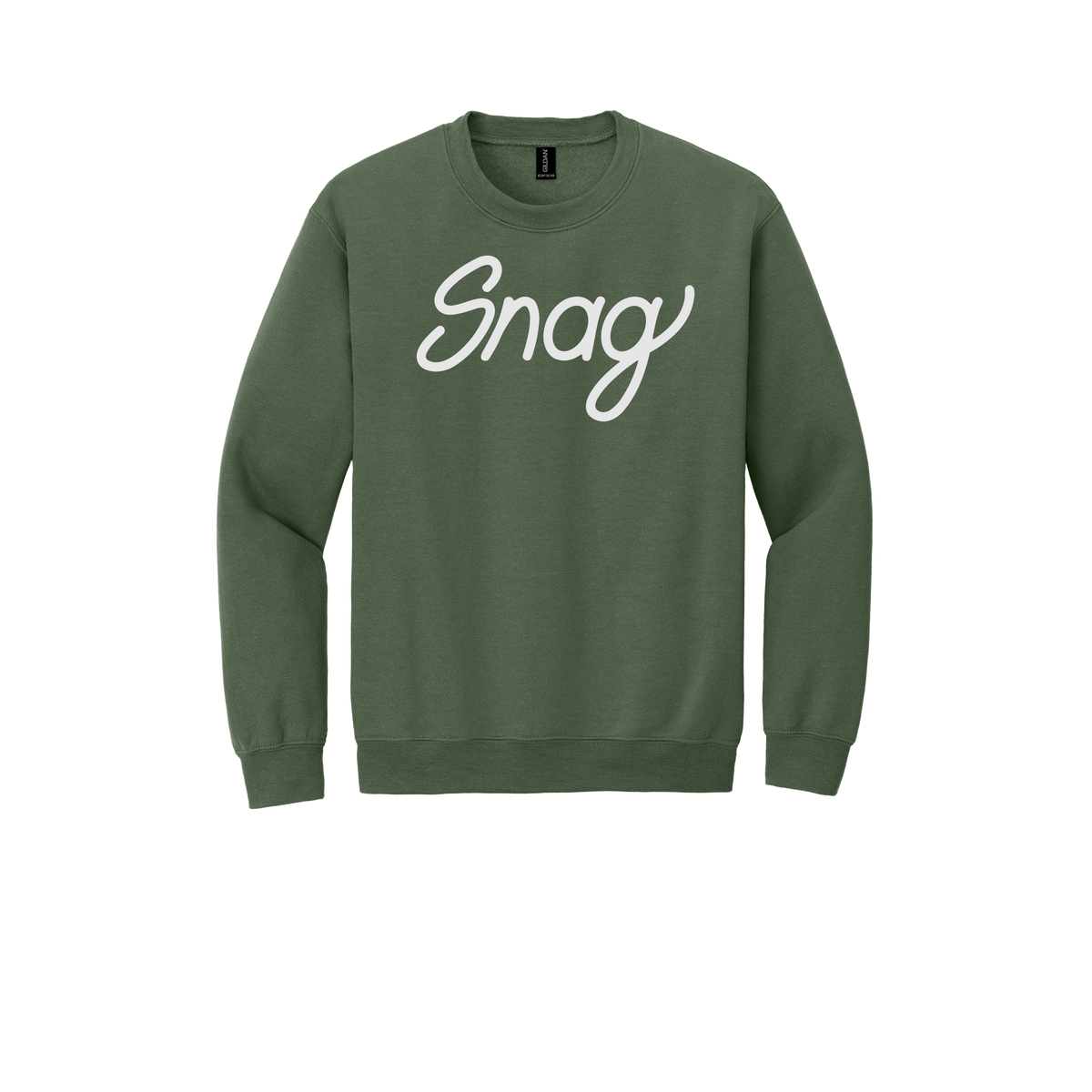 snagdelivery-comfort-crewneck-dtf-front-18000-militarygreen-flat-front