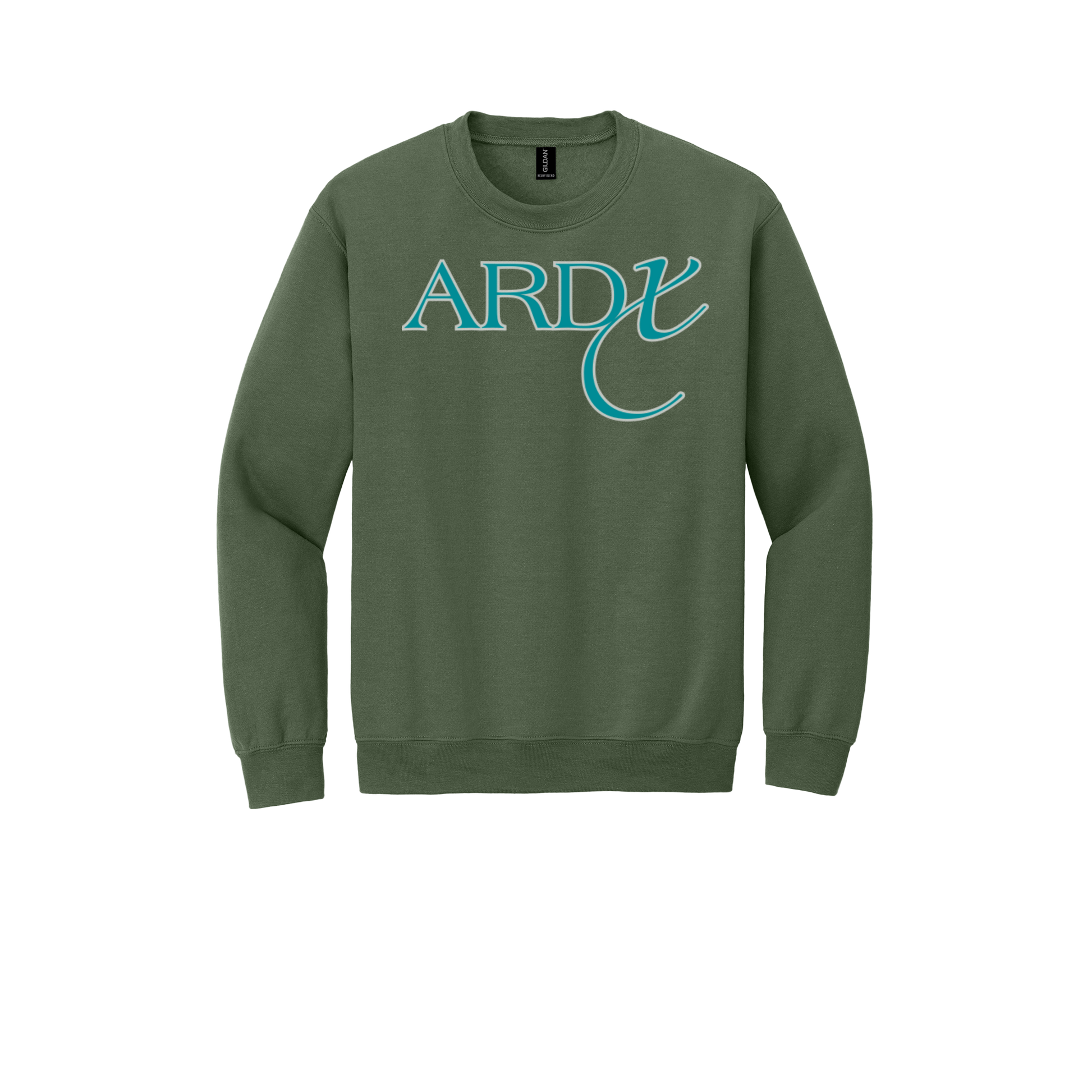 ardx-comfort-crewneck-dtf-front-18000-militarygreen-flat-front