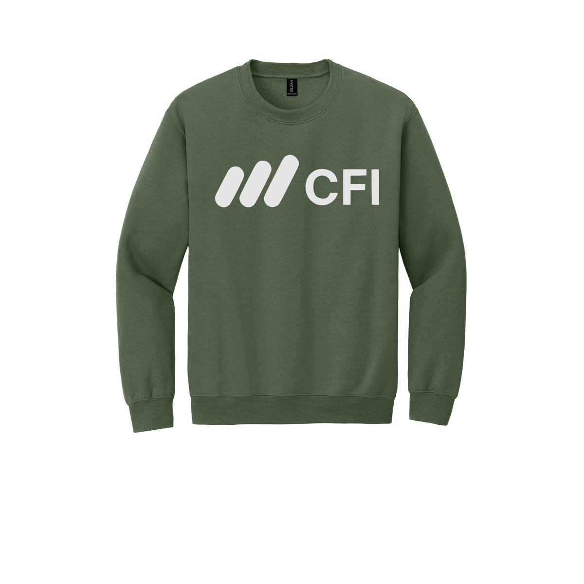 corporatefinanceinstitute-comfort-crewneck-dtf-front-18000-militarygreen-flat-front