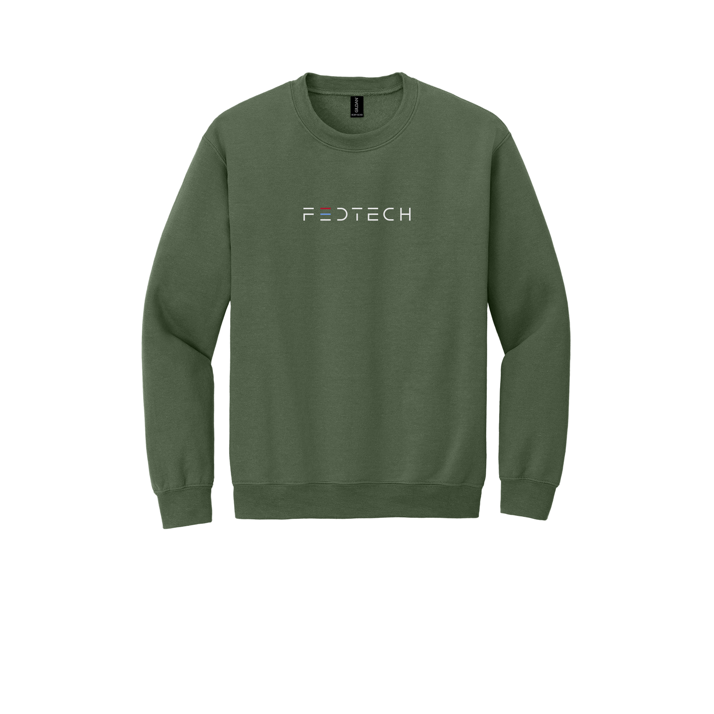 fedtech-comfort-crewneck-dtf-front-18000-militarygreen-flat-front