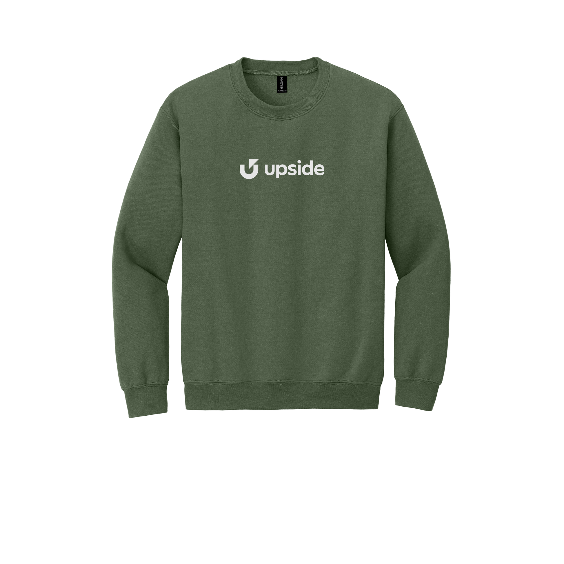 upside-comfort-crewneck-dtf-front-18000-militarygreen-flat-front
