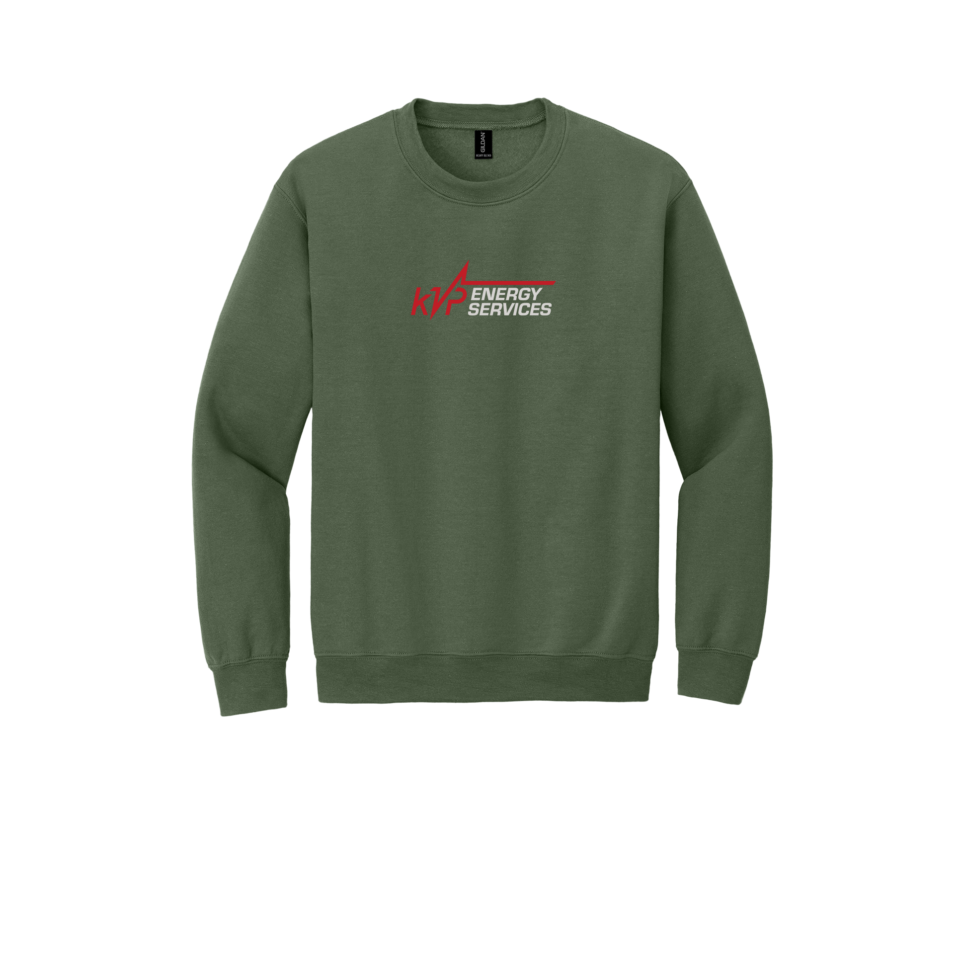 kvpenergy-comfort-crewneck-dtf-front-18000-militarygreen-flat-front
