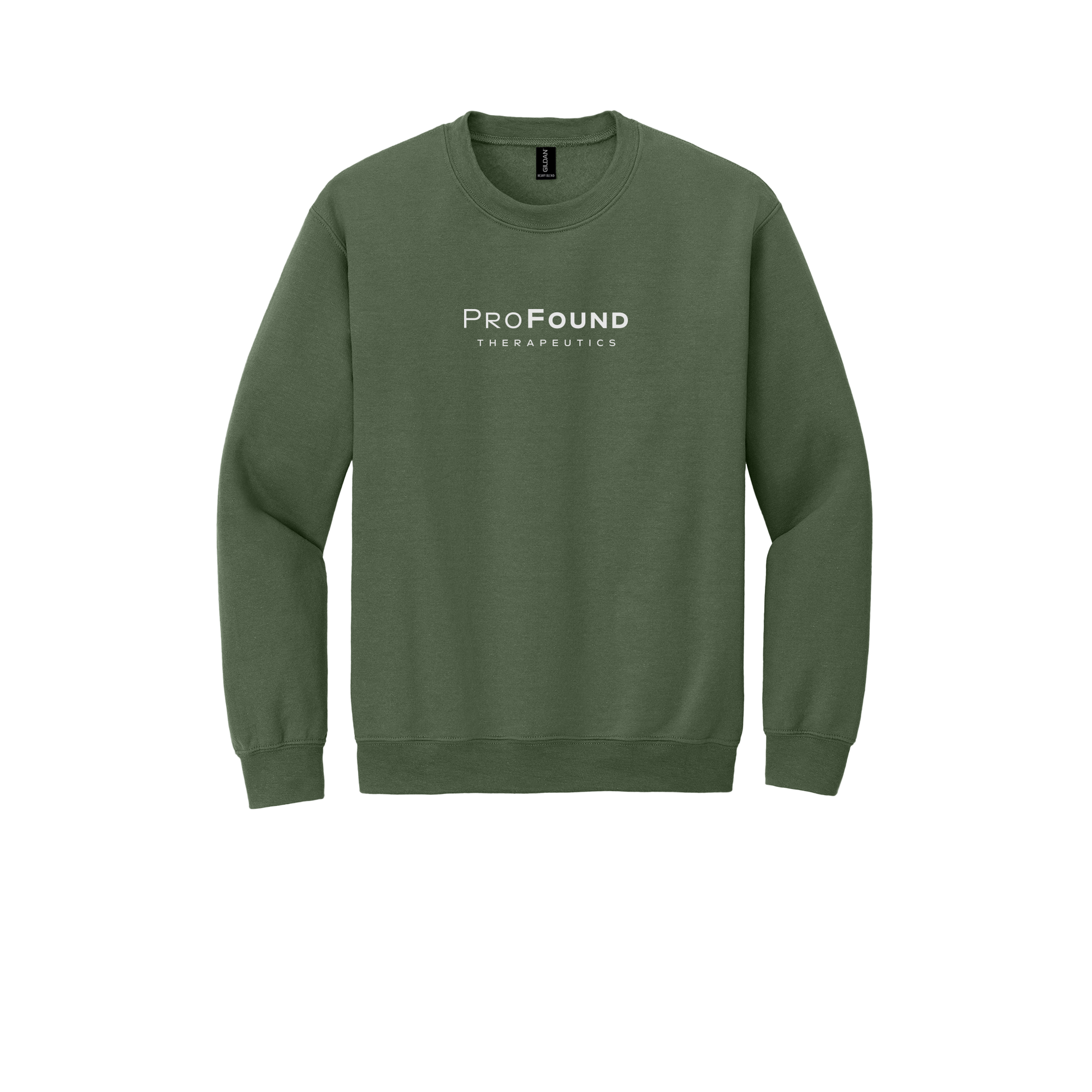 profoundtx-comfort-crewneck-dtf-front-18000-militarygreen-flat-front