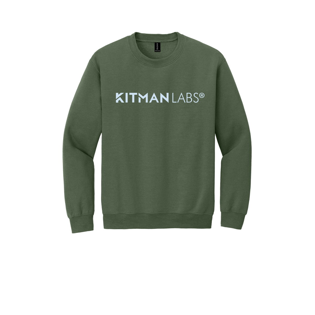 kitmanlabs-comfort-crewneck-dtf-front-18000-militarygreen-flat-front