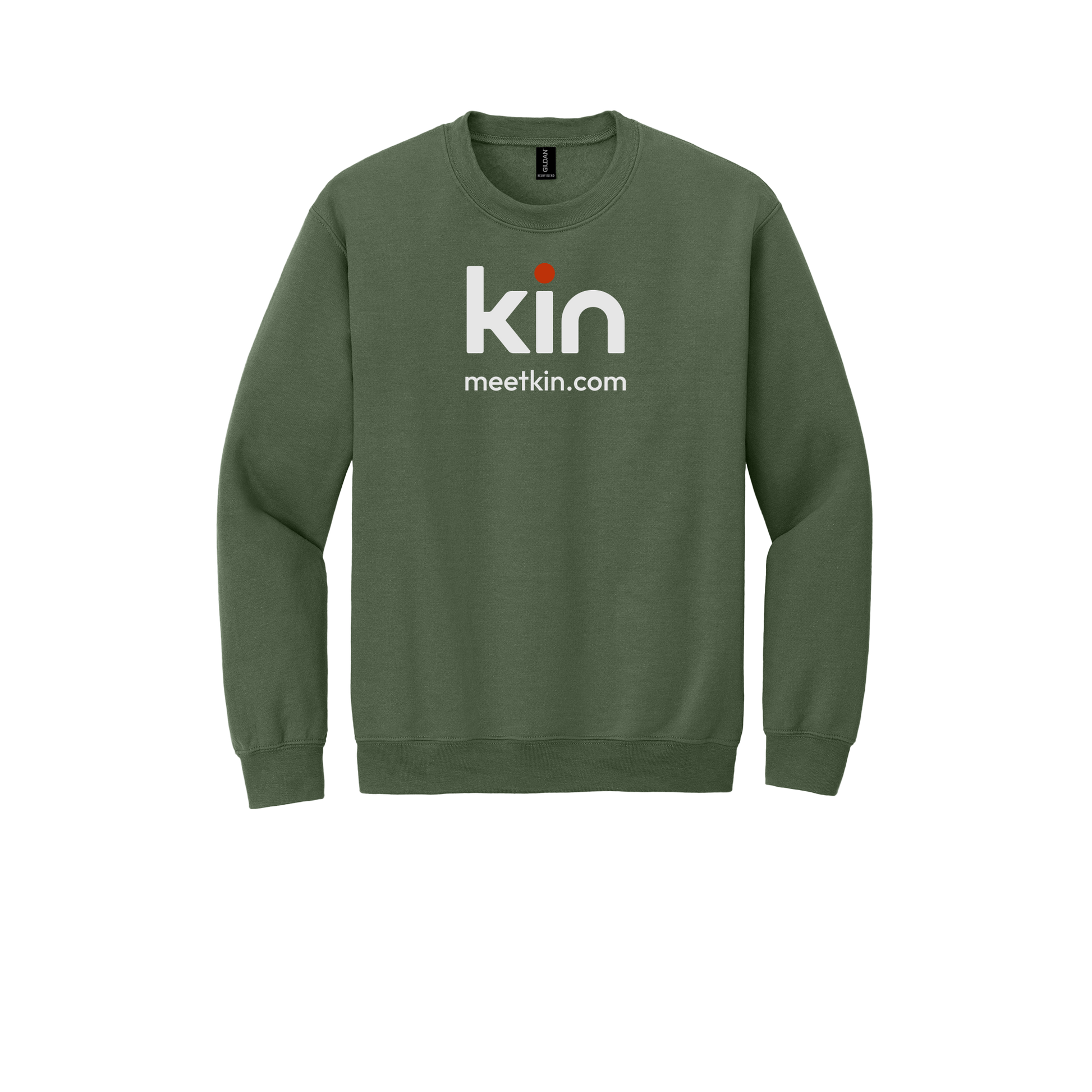 kin-comfort-crewneck-dtf-front-18000-militarygreen-flat-front
