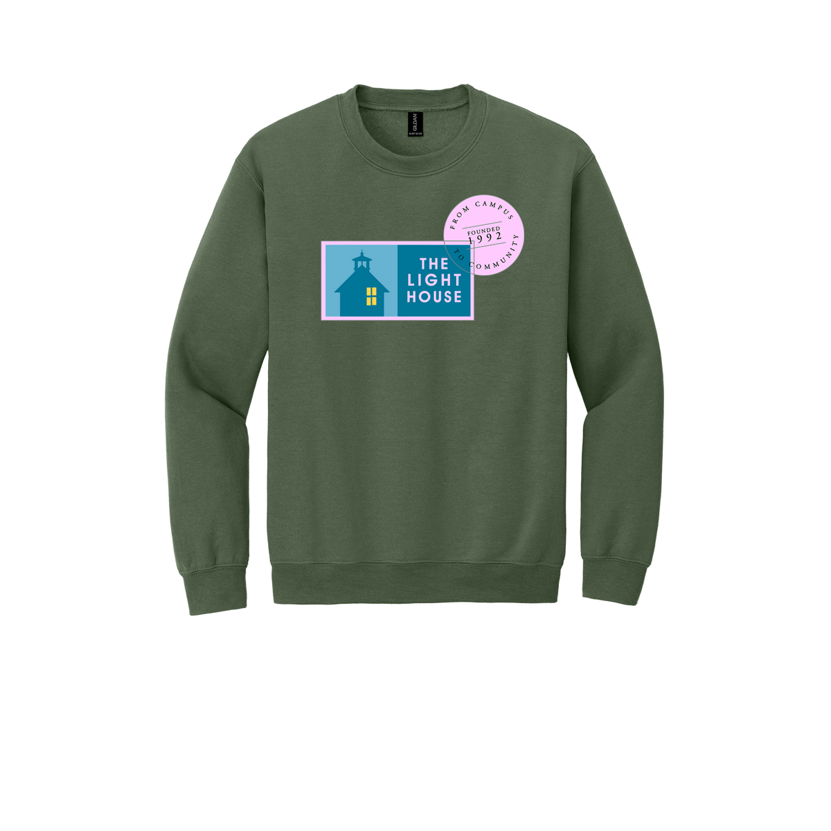 lhcampus-comfort-crewneck-dtf-front-18000-militarygreen-flat-front