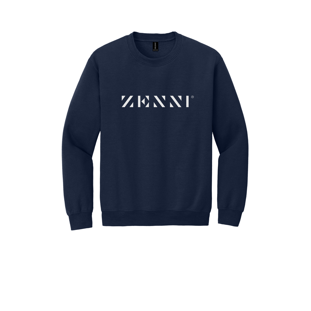 zennioptical-clinic-comfort-crewneck-dtf-front-18000-navy-flat-front