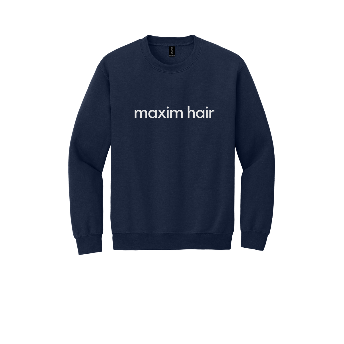 maximhairrestoration-clinic-comfort-crewneck-dtf-front-18000-navy-flat-front