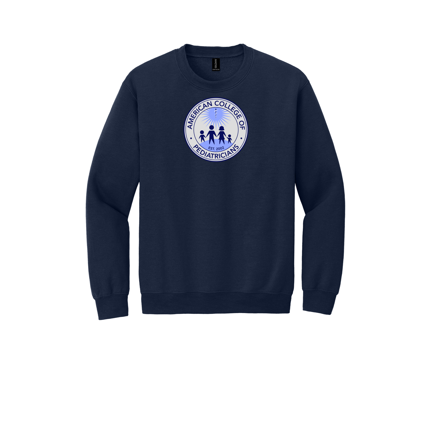 acpeds-clinic-comfort-crewneck-dtf-front-18000-navy-flat-front