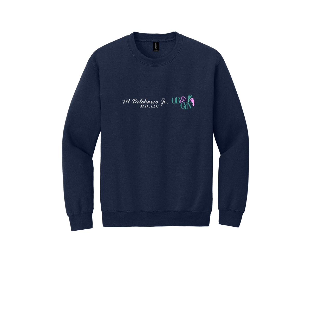 delcharco-clinic-comfort-crewneck-dtf-front-18000-navy-flat-front