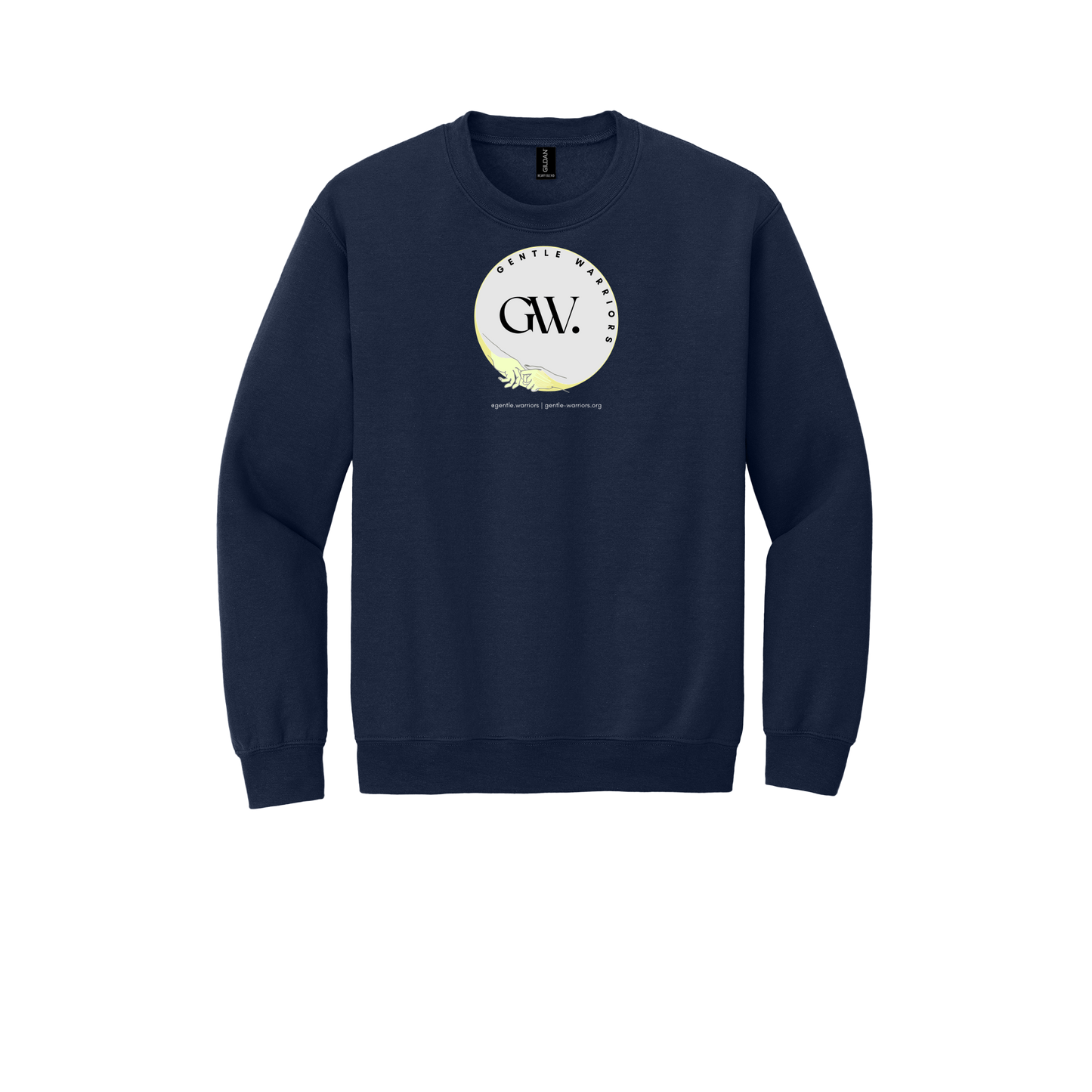 gentle-warriors-comfort-crewneck-dtf-front-18000-navy-flat-front