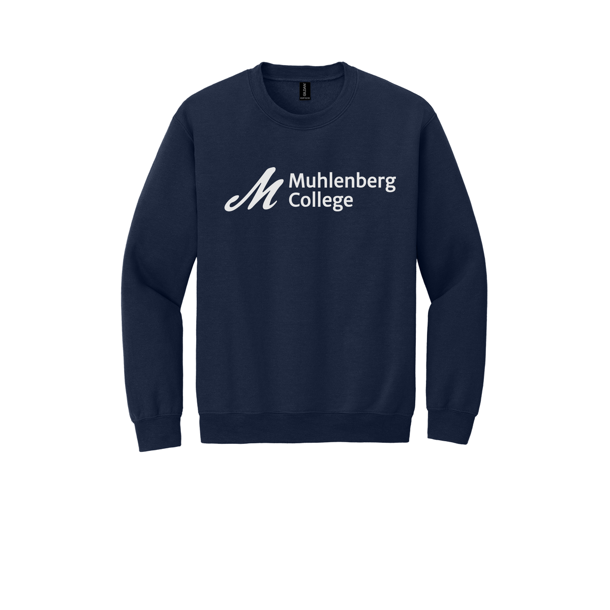 muhlenberg-comfort-crewneck-dtf-front-18000-navy-flat-front