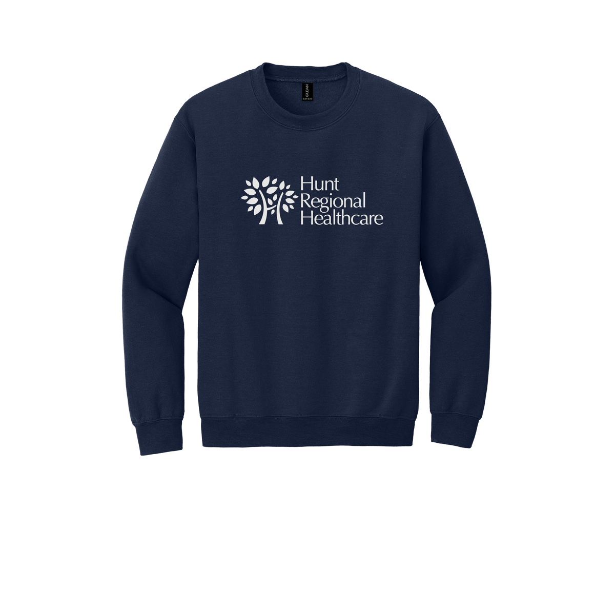 huntregional-clinic-comfort-crewneck-dtf-front-18000-navy-flat-front