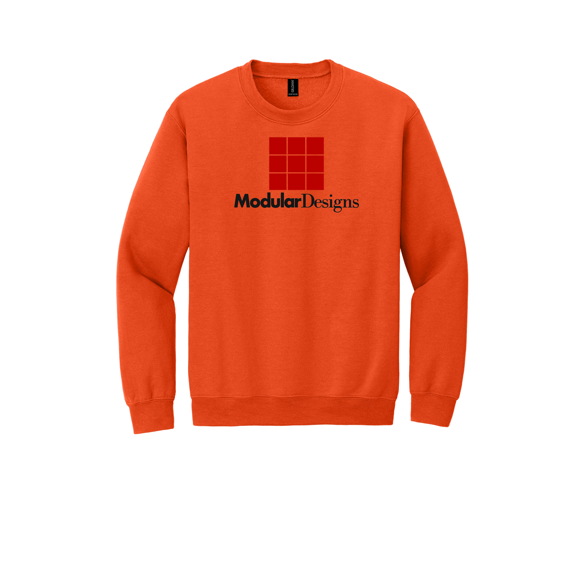 modulardesignsflooring-comfort-crewneck-dtf-front-18000-orange-flat-front