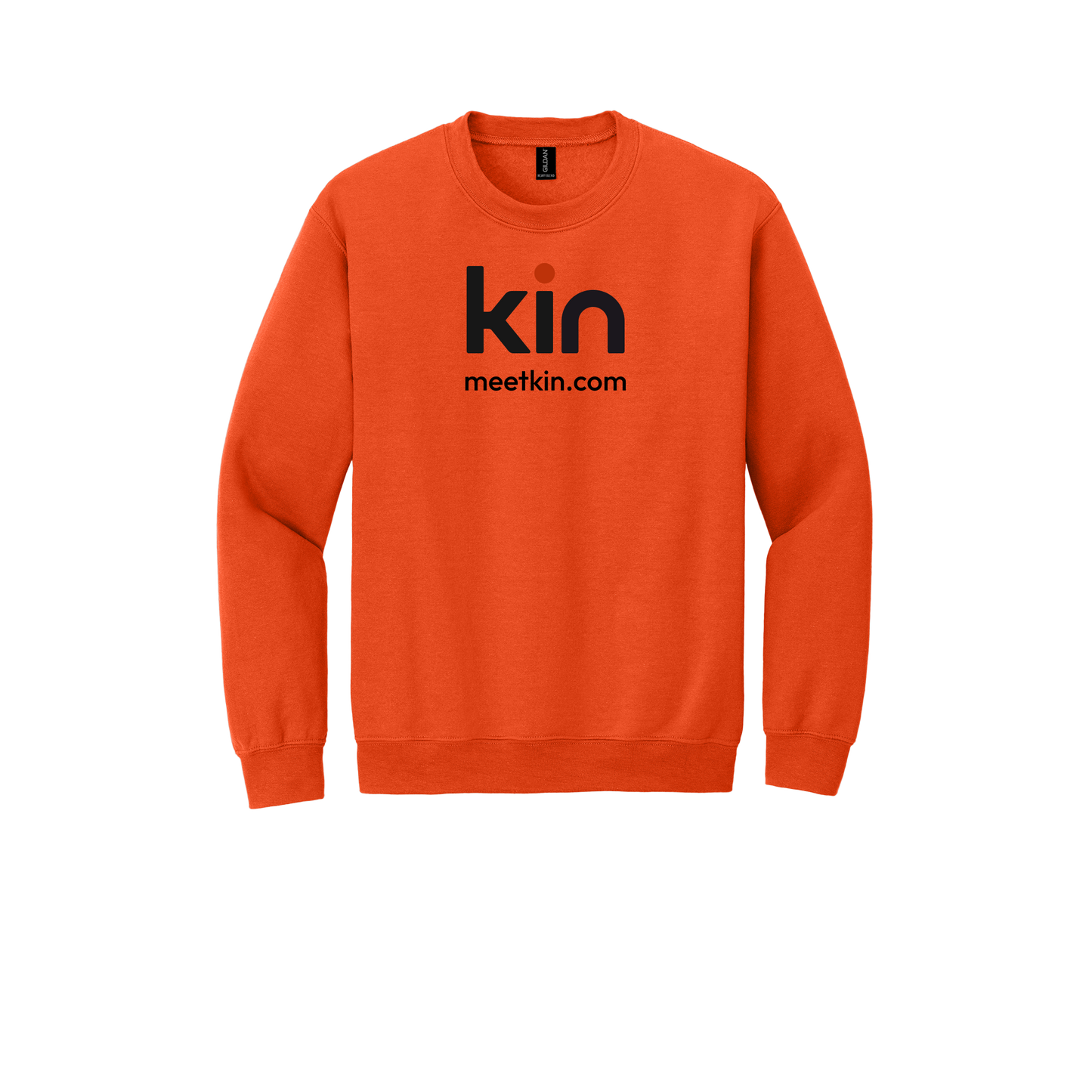 kin-comfort-crewneck-dtf-front-18000-orange-flat-front