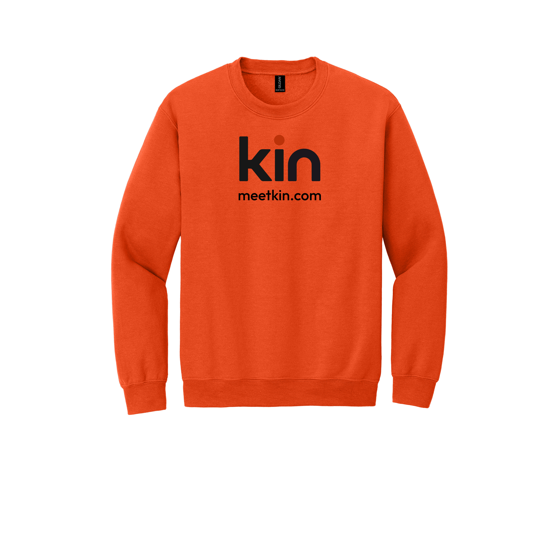 kin-comfort-crewneck-dtf-front-18000-orange-flat-front