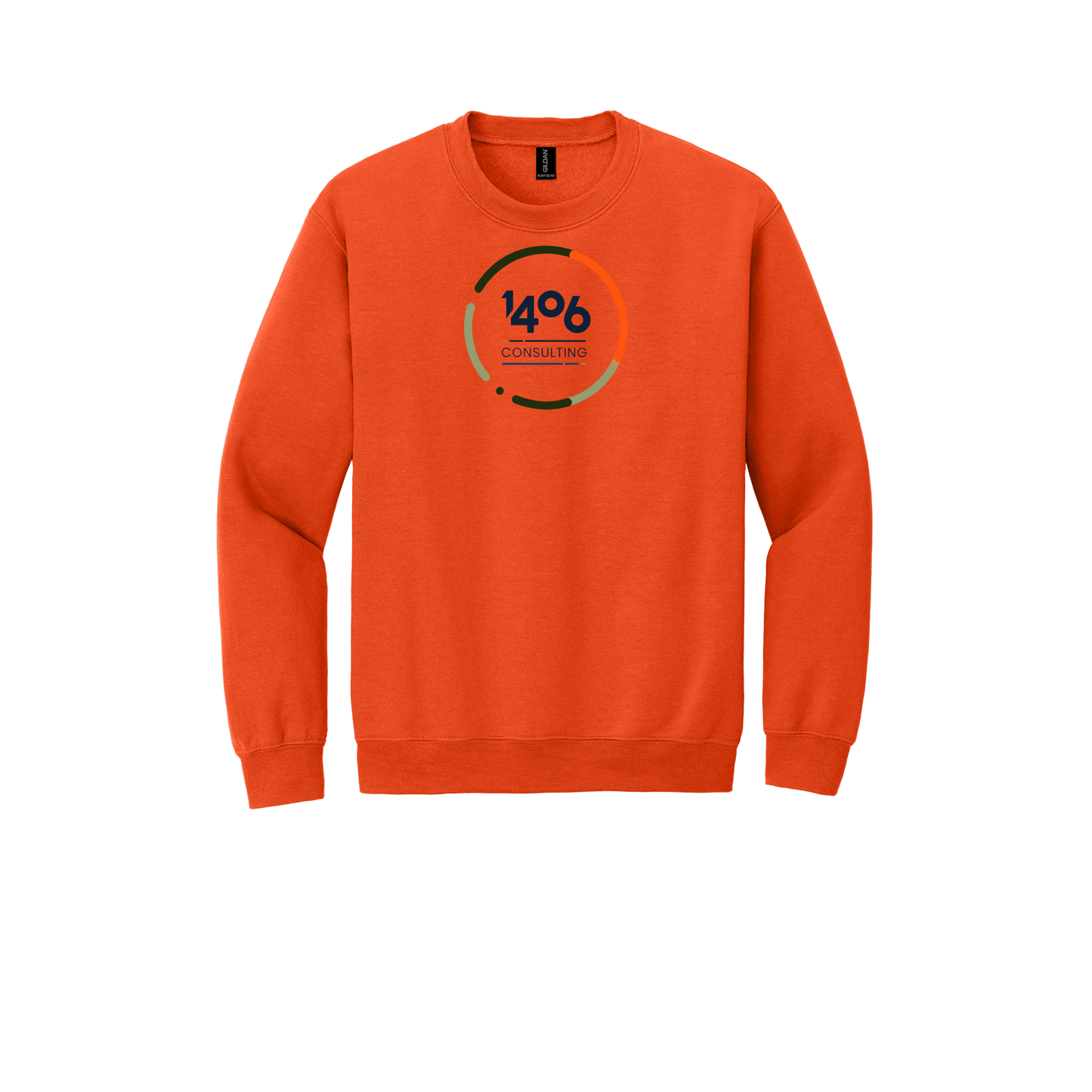 1406consulting-comfort-crewneck-dtf-front-18000-orange-flat-front