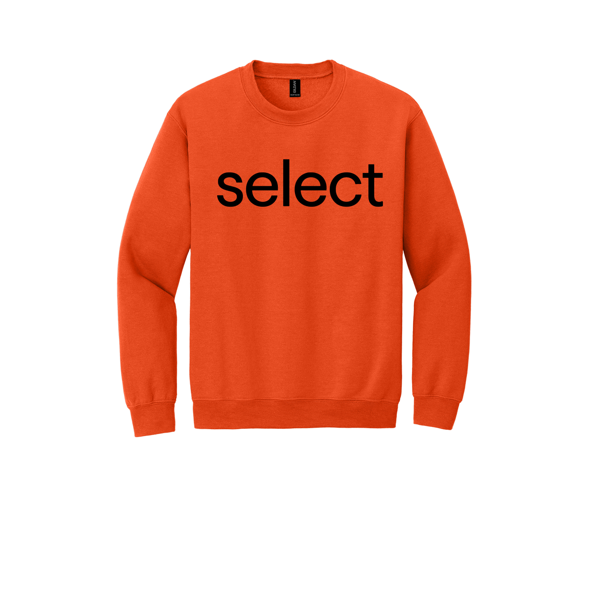 meetselect-comfort-crewneck-dtf-front-18000-orange-flat-front