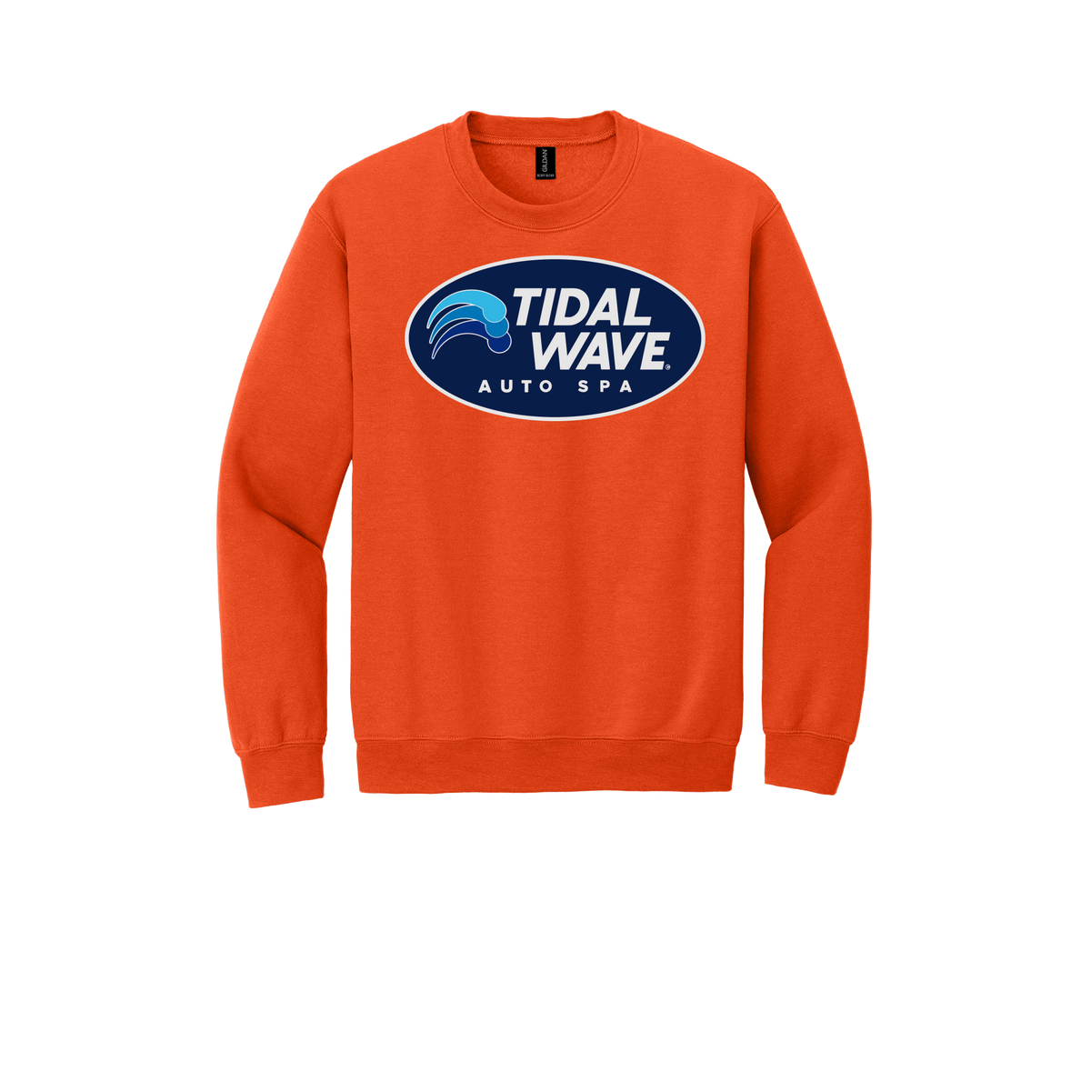 tidalwaveautospa-comfort-crewneck-dtf-front-18000-orange-flat-front